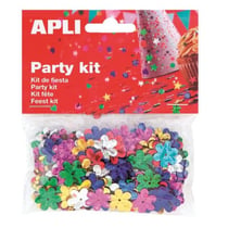 Confettis fleurs couleurs assorties 13 mm 14 g