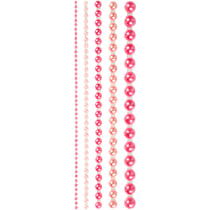 Demies perles, dim. 2-8 mm, rose, 140 pièces/ 1 Pq.