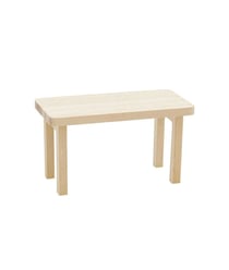 Table de poupée miniature en bois 12 x 6 x 6,5 cm Bois