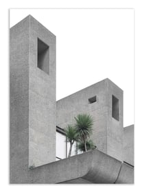 Affiche 30 x 40 cm - Lonely Palms No2 - Minorstep