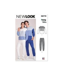 Patron New Look 6772 - Haut et pantalon unisex du 36 au 54 FR taille n°FR 36-54