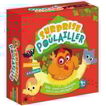 Surprise au poulailler - nathan - 30055 - jeu de societe cooperatif enfant