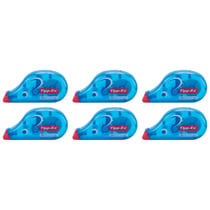 Ruban correcteur TIPP-EX - Pocket Mouse - 4,2 mm x 10 m - Lot de 6 - Bleu translucide