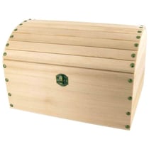 Coffre pirate en bois 40 x 30 x 24 cm
