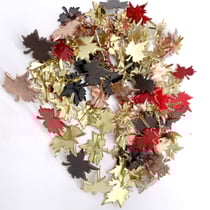 Attaches parisiennes feuilles d’érable métalliques – Pack de 50 brads décoratifs