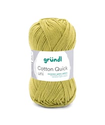 Fil à tricoter COTTON QUICK UNI - Gründl - PPSC - certifié Oeko-Tex 140 Vert