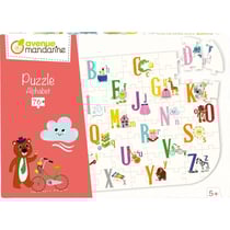 Puzzle - Educatif - 76 pièces - Enfant dès 5 ans - Apprendre l'alphabet