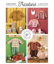 Livre Tricotons N°27 - Création Layette Blanc
