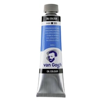 Peinture à l'huile - Bleu Céruléum Phtalo - 535 - A l'huile de carthame - Van Gogh - 40ml
