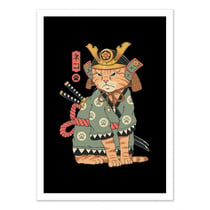 Affiche 50x70 cm - Neko Samurai - Vincent Trinidad