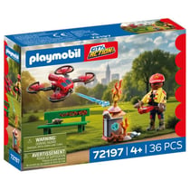 PLAYMOBIL® - Drone de pompiers avec flèches d'eau - 72197 - PLAYMOBIL® City Action