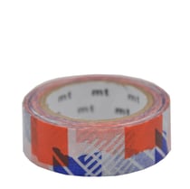 Masking tape - Tsugihagi bleu et rouge - 7 m x 15mm