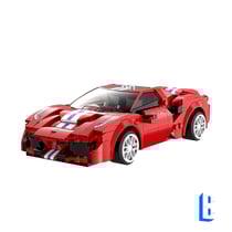 Jeux De Construction - Cada - La Voiture De Course Rouge Rc échelle 1:20 -