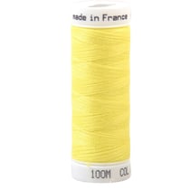 Fil à coudre polyester 100m made in France - jaune jonquille 130