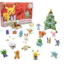 Calendrier de l'avent pokemon : 24 cadeaux : 16 figurines et 8 accessoires - noël