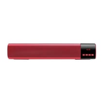 Barre De Son Bluetooth Portable 10W Haute Puissance Avec Subwoofer Pour TV Ordinateur Téléphone Rouge YONIS