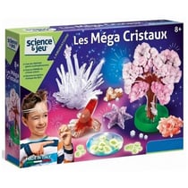 Les méga cristaux - labo science et jeu - clementoni - 52490 - minéralogie, pierres précieuses