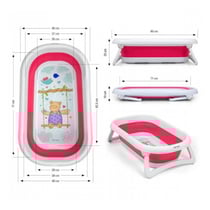 Baignoire pliante Milly Mally Aqua Pink