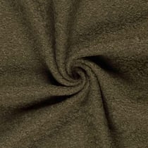 Tissu  Bouclette Astrid Uni Vert olive