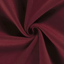 Tissu Molleton Sweat uni Bordeaux