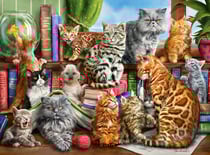 Puzzle 2000 pièces - Maison des Chats - Castorland