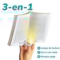 Lampe de lecture Lizia 3-en-1 - Blanc