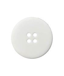 Carte de 2 boutons Loch 4 trous Noir 20mm - Union Knopf Blanc