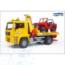 Dépanneuse MAN TGA avec véhicule tout-terrain