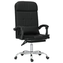 Fauteuil de massage inclinable de bureau informatique étude similicuir noir 02_0025417