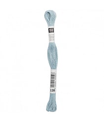 Fil à broder mouliné Uni - Rico Design 139 Bleu