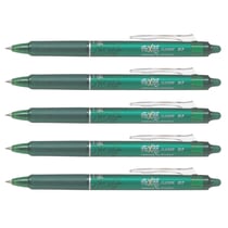 Lot de 5 Stylos roller rétractables Frixion Ball Clicker 0,7 Vert