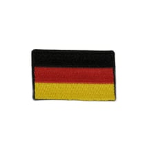 Ecusson thermocollant drapeaux brodés allemagne 3cm x 4,5cm