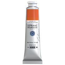 Peinture à l'huile - Extra-fine - Jaune de cadmium orange - 161 - Lefranc Bourgeois - 40ml