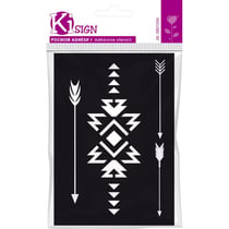 Ki-Sign - Pochoir adhésif Apache 7x10 cm