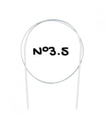 Aiguilles à tricoter circulaires - 80cm - n° 2.50 à n°5 - Distrifil taille n°3,5