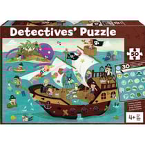 Puzzle detective : le bateau pirate et ile au tresor 50 pieces - educa - 18896