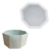 Moule en silicone 16 cm x 8 cm - Pot de fleurs hexagonal