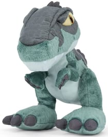 Peluche dinosaure t-rex vert 27 cm - jurassic world - dino tyrannosaure - peluche licence