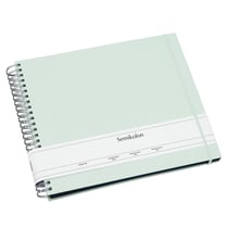 Album photo spirales Maxi Mucho – 90 pages noires – Vert Pastel – Semikolon