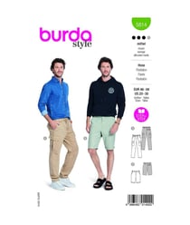 Patron Burda 5814 - Pantalons avec poches du 46 au 56 FR taille n°FR 46-56