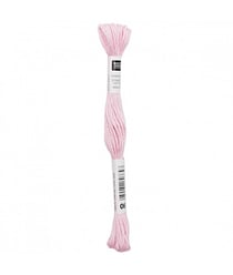 Fil à broder mouliné Uni - Rico Design 064 Rose