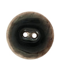 Carte de 2 boutons Coco laqué 23mm - Union Knopf Gris Anthracite