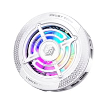 Avizar Refroidisseur Magnétique pour Smartphone Rétroéclairé avec Pince Amovible Blanc