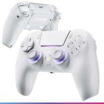 Manette Sans fil Starion Bluetooth Marble White pour PS5, PC, Mobile - Oniverse