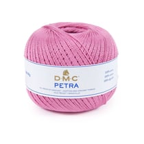 Pelote de laine - 100% coton - Rose - 53608 - DMC - Petra - Grosseur 5