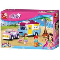 Voiture avec caravane - Girl's Dream - Sluban - Multicolore - 272 pièces