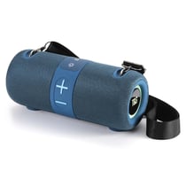 Enceinte Bluetooth Portable Puissante Avec Basses Profondes Et Lumières LED Bleu YONIS