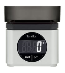 BA22 MYTHIQUE ARGENT - TERRAILLON - Balance de cuisine électronique - Capacité 5Kg- Bol 0,7L