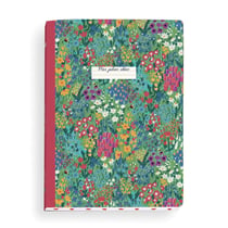 Carnet de notes à couverture souple Jardin de cottage - A5 - 160 pages - Hirondelles & Cie