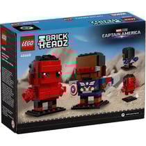 LEGO BrickHeadz - Figurines de Captain America et Hulk rouge 40668